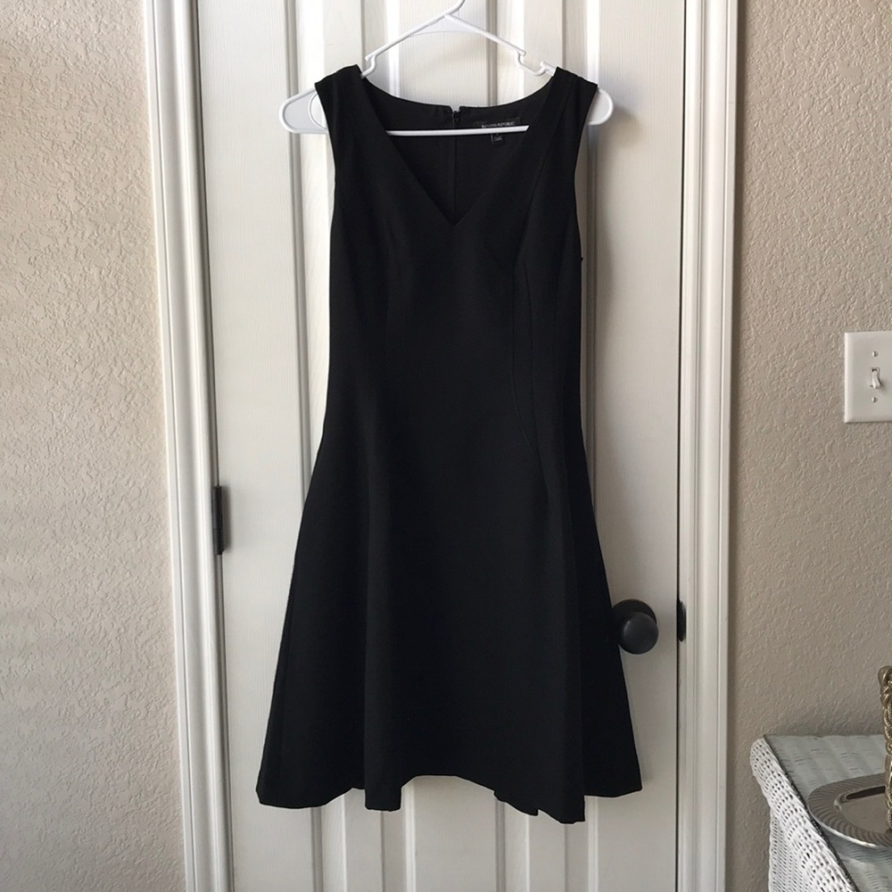 Banana Republic black dress with pockets